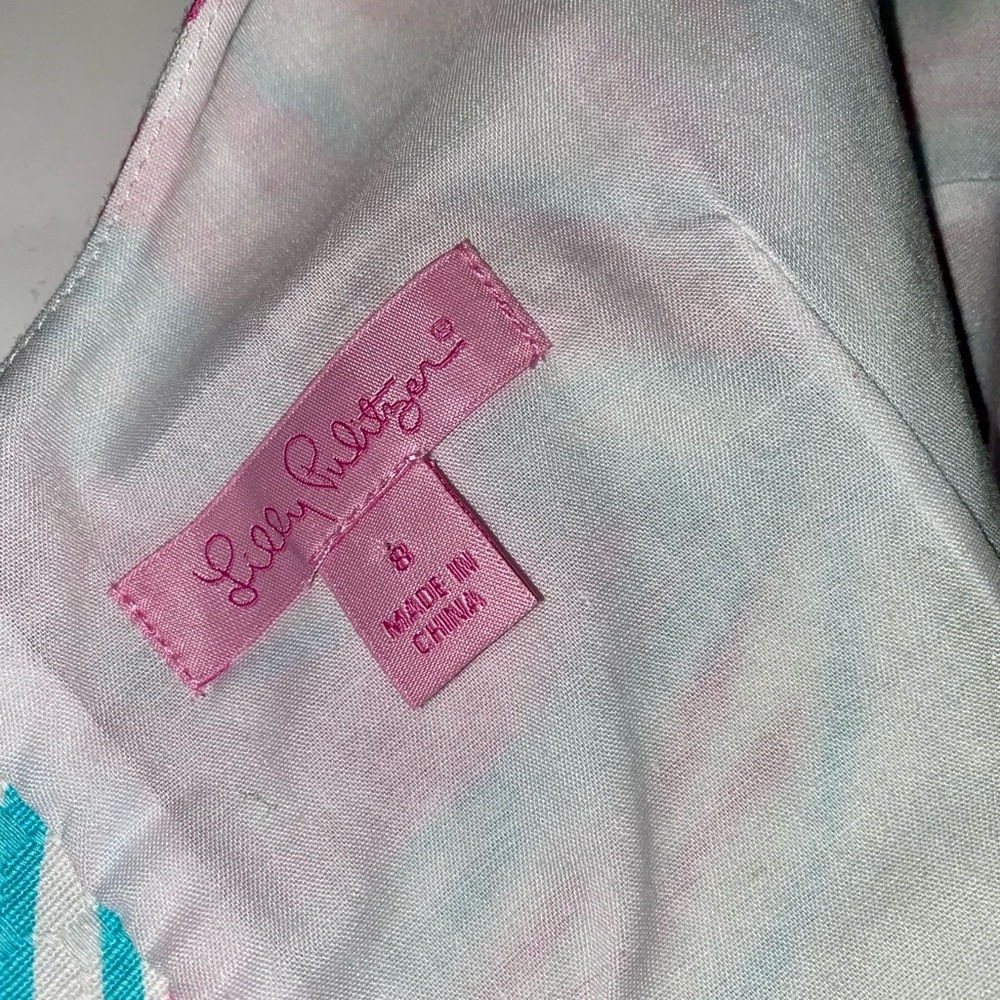 Lilly Pulitzer Ring the Bellboy Delia Dress Size 8 - Picture 5 of 6